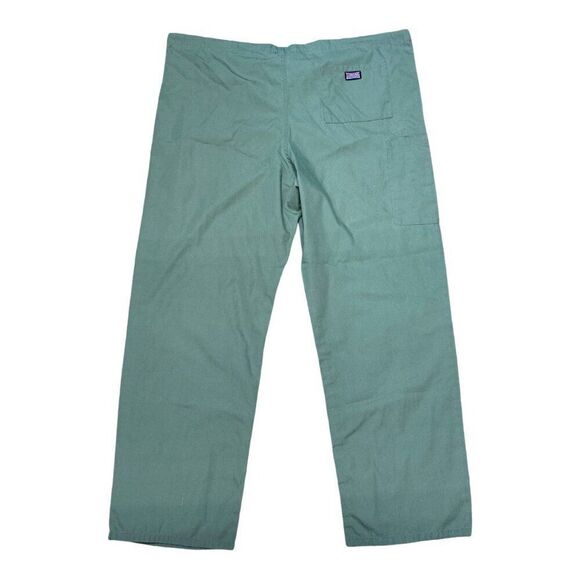 Cherokee Workwear Unisex Green Medical Scrub Pants Size L Drawstring Men Women - Picture 2 of 6